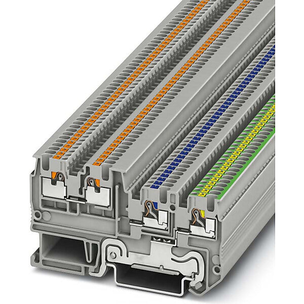 Phoenix Contact Inst.schutzleiterklemme 0,14-1,5qmm, grau PTIO 1,5/S/3-PE